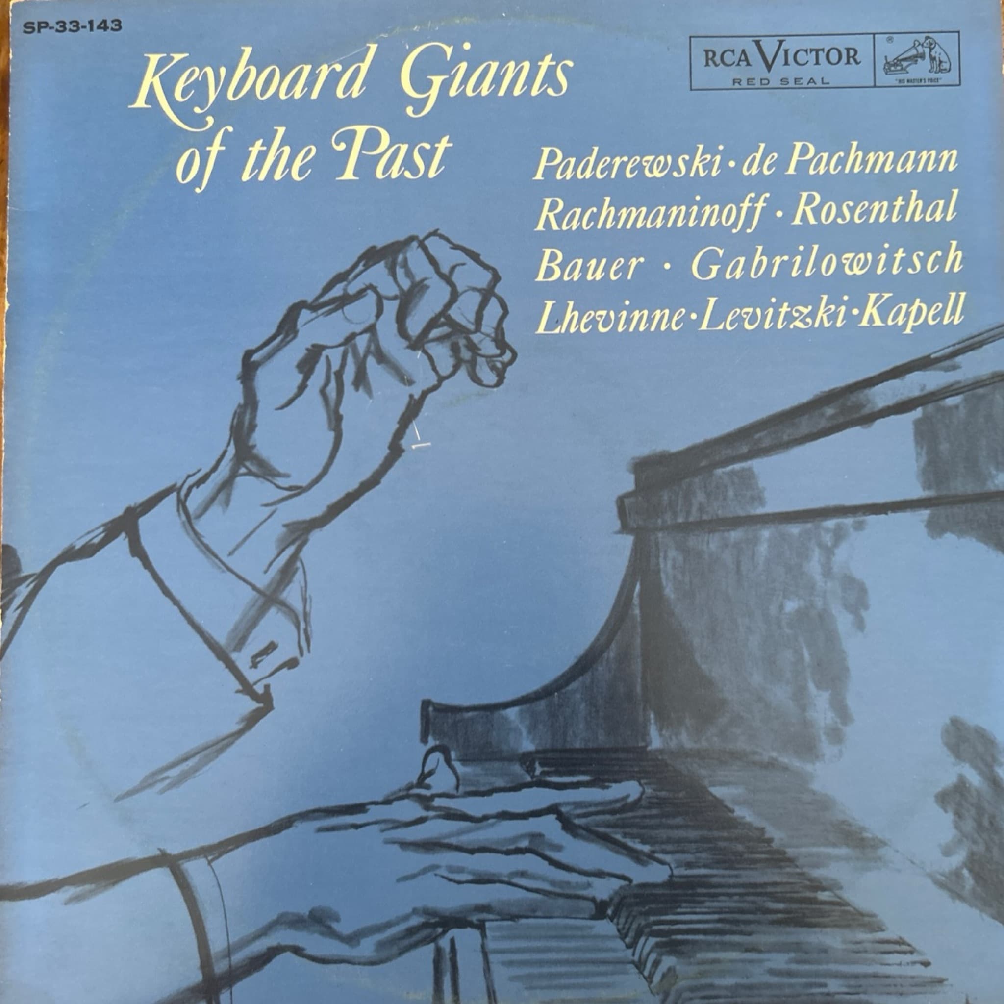 Keyboard Giants Of The Past by Ignacy Jan Paderewski · Vladimir De Pachmann · Sergei Rachmaninoff · Moriz Rosenthal · Harold Bauer · Ossip Gabrilowitsch · Josef Lhevinne · Mischa Levitzki · William Kapell