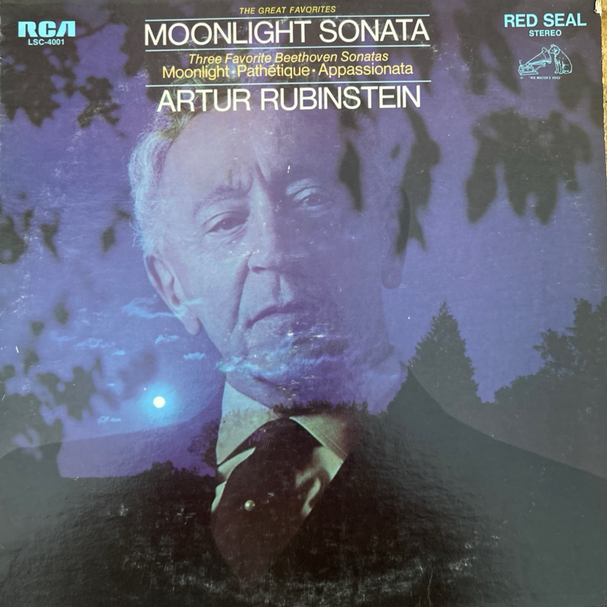 Ludwig van Beethoven , Arthur Rubinstein – Moonlight Sonata: Three Favorite Beethoven Sonatas